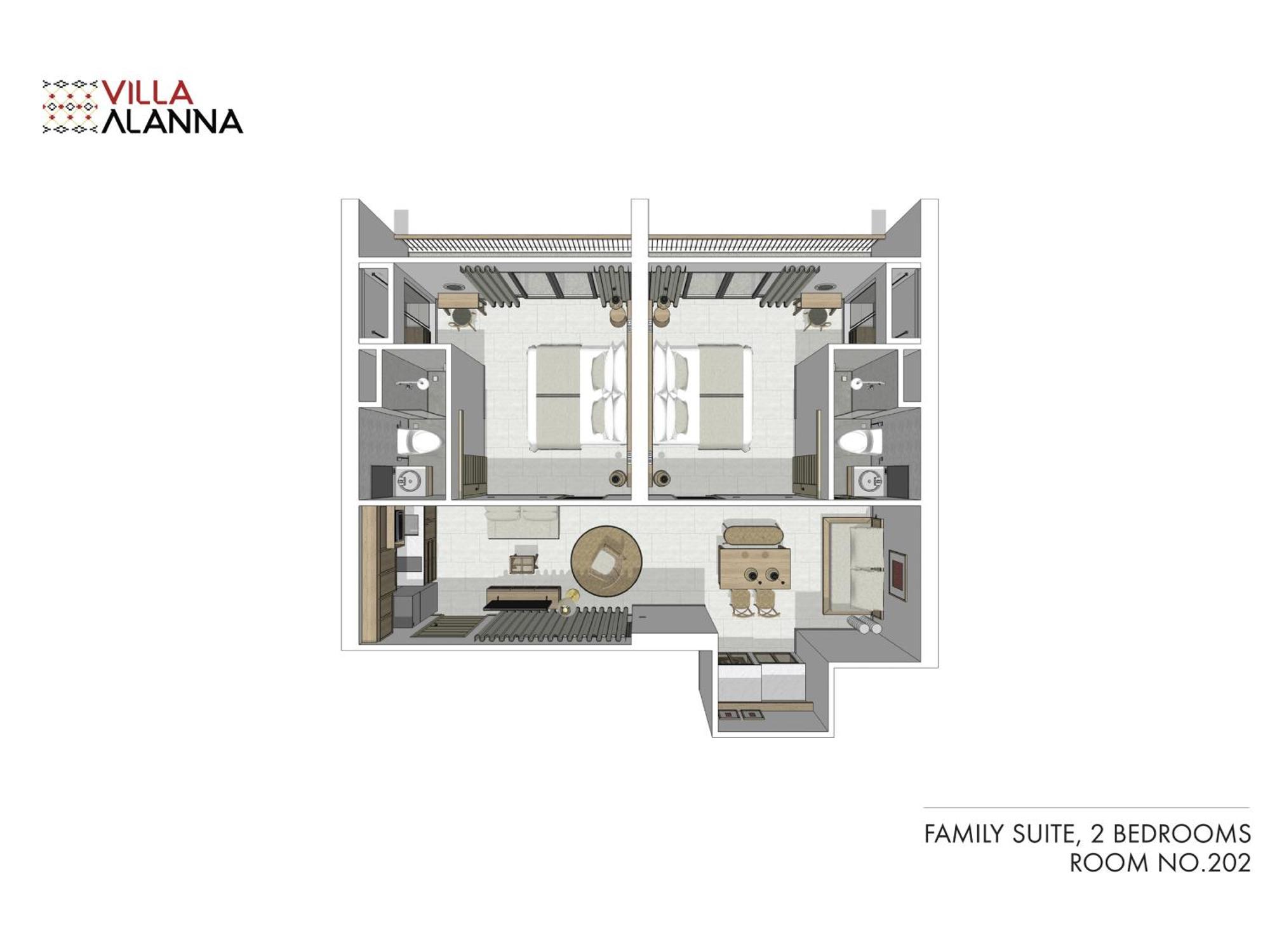Villa Alanna チエンマイ 部屋 写真