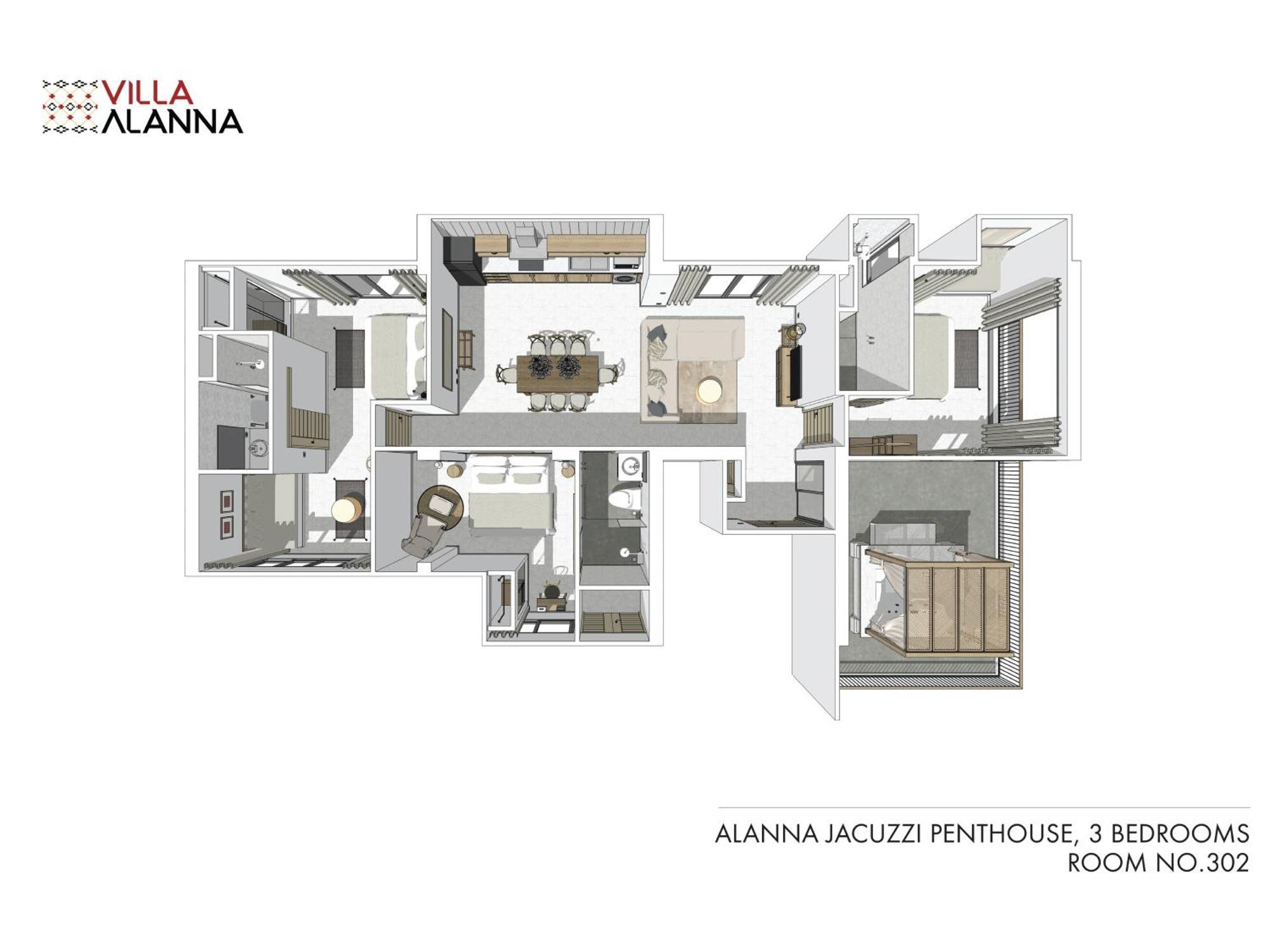 Villa Alanna チエンマイ 部屋 写真